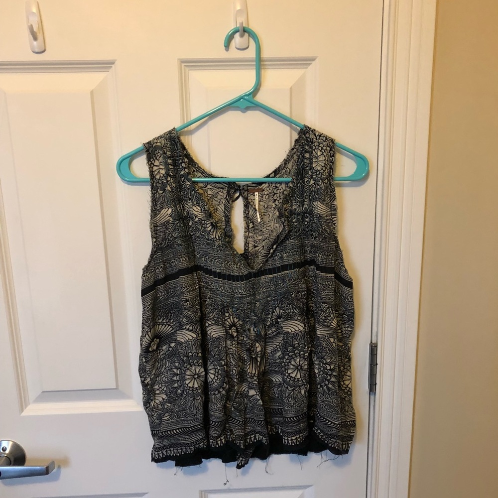 Tie back free people top